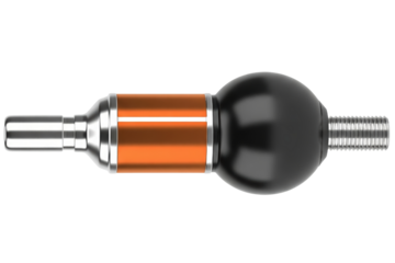 Electric motor armature rotor with copper wire windings isolated on a transparent background