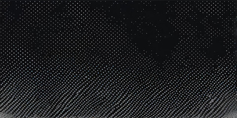 Obraz premium Seamless dark carbon fiber texture featuring a black metallic grid pattern and industrial gray mesh material for a sleek vector wallpaper design backdrop