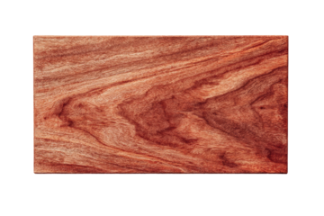 Grainy red-brown wood plank with wavy, detailed texture