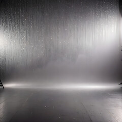 Minimal silver metallic background with soft reflections