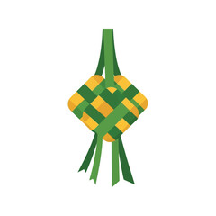 Ramadan ketupat vector illustration for festive Islamic celebration designs