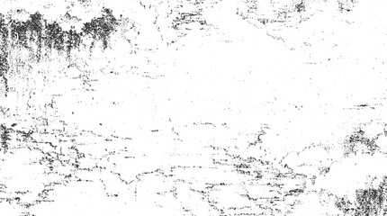 Obraz premium Black and white textured grunge overlay with distressed abstract patterns