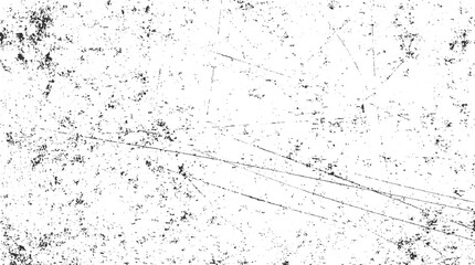 Black and white grunge texture with scratches and speckles