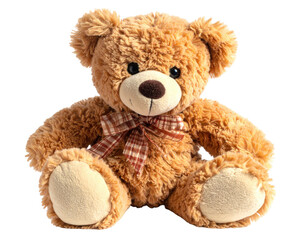 Soft toy teddy isolated.