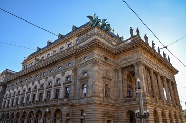 Czech Republic, Prague September 6, 2025, the opera building in Prague