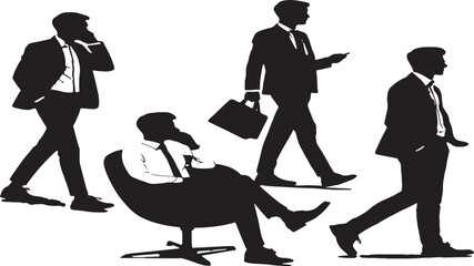 business man and woman talking