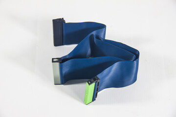 40-pin IDE Computer Data Cable, female IDE connectors, telecommunication technology transfer, network solutions, digital hardware global equipment, selective focus, shallow depth of field, Cairo Egypt