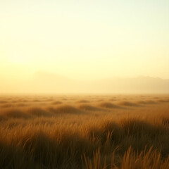 sunrise over the field