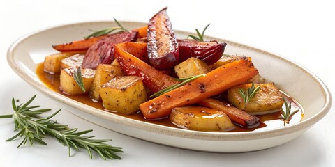 Maple-Glazed Root Vegetables