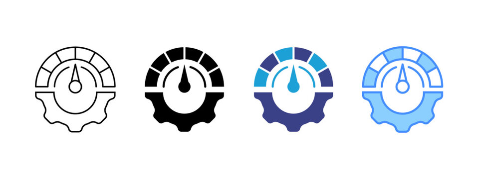 Indicator icon set multiple style collection