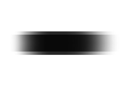 Black rectangle shape isolated on transparent background