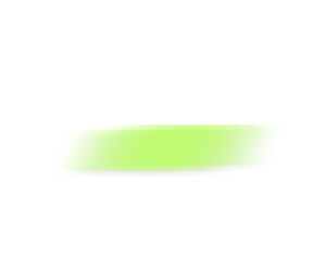 Obraz premium Green gradient bar element on transparent background
