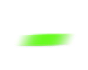 Obraz premium Green glowing rectangle with soft edges on transparent background
