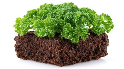 Small green plant growing leaves compact green leaved plant showcasing new growth fresh vibrant foliage emerging