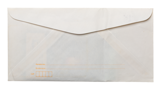 vintage antique postal and mail, envelope, grunge paper design png isolated on transparent background - Powered by Adobe