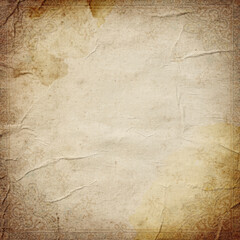 Fototapeta premium Old Persian Paper Texture with Faint Traditional Miniature Motifs and Aged Patina