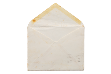 vintage antique postal and mail, envelope, grunge paper design png isolated on transparent background