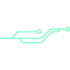 Futuristic Frame Neon Element