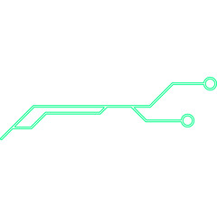 Futuristic Frame Neon Element