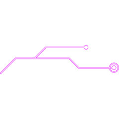 Futuristic Frame Neon Element