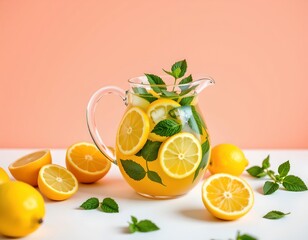 Refreshing Citrus Infused Herbal Beverage