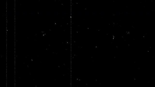 dust and scratch effect animation for composting film