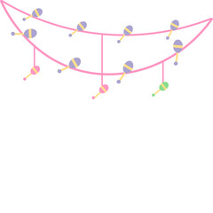 Hand Drawn Kid Toys Illustration 