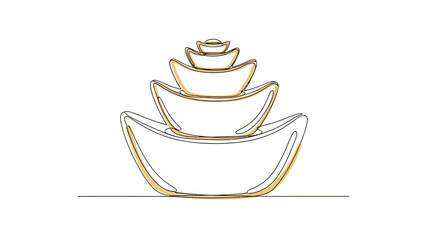 neon stacked bowls, modern art