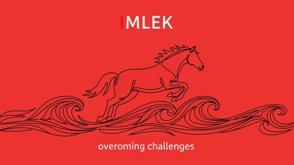 Horse overcoming challenges