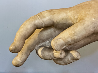Giant Stone Hand From Antiquity