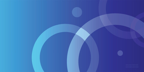 Abstract blue vector background with simple geometric shapes, vector illustration