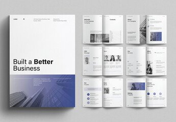 Business Brochure Template Design Layout
