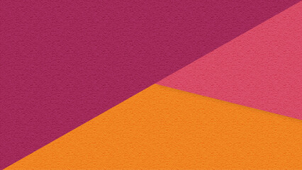 Bold Textured Abstract Geometric Background with Overlapping Diagonal Shapes in Magenta, Pink and Warm Orange Tones, Minimal Modern Design for Branding, Posters, Wallpapers, UI, and Creative Visual Pr