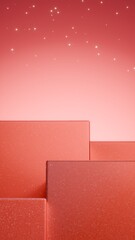 Minimalist Red Product Display