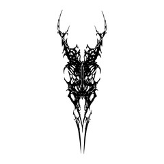 Fototapeta premium Neotribal Tattoo Design Vector
