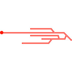 Futuristic Frame Neon Element 