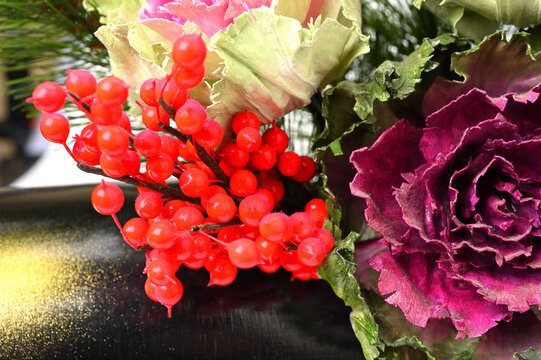 華やかなお正月飾り部分03