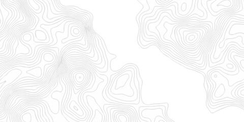 Abstract topography pattern seamless lines sea map modern design white background. Abstract digital topographic contour map concept space geometric strip grid line. Natural discovery of maps. © coal digger