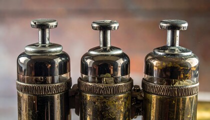 Close-up of Trumpet Valves - Precision and Musicality in Detail.
