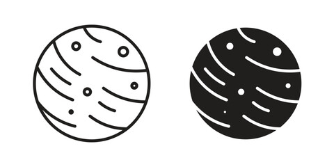 Mercury icons Black vector illustration for social media, app, and web © iconic