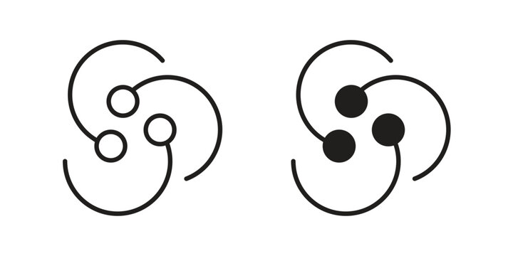 React icons Black vector illustration for social media, app, and web