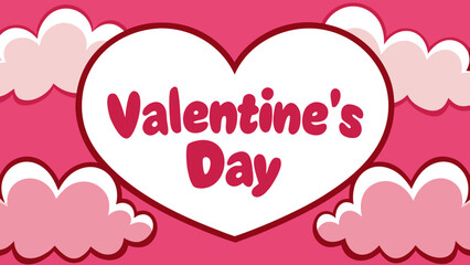 pink heart with a heart