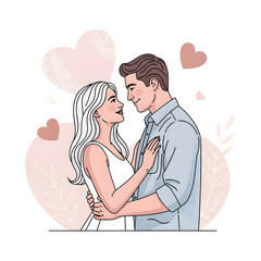 Valentines Day romantic scene expressing love intimacy and heartfelt celebration