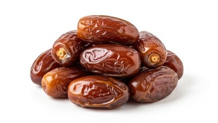 Obraz premium Dates Fruit Isolated on White