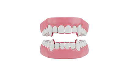 Obraz premium Vampire Fangs and Teeth