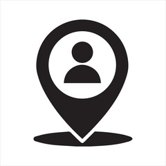 Location Pin with User Avatar Icon