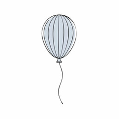 Obraz premium balloon isolated on white background