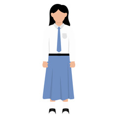 Indonesian Student Illustration