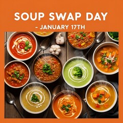 Soup swap day event on january 17th