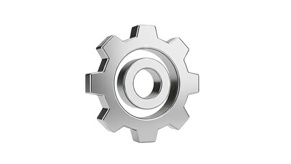 Silver Gear Icon